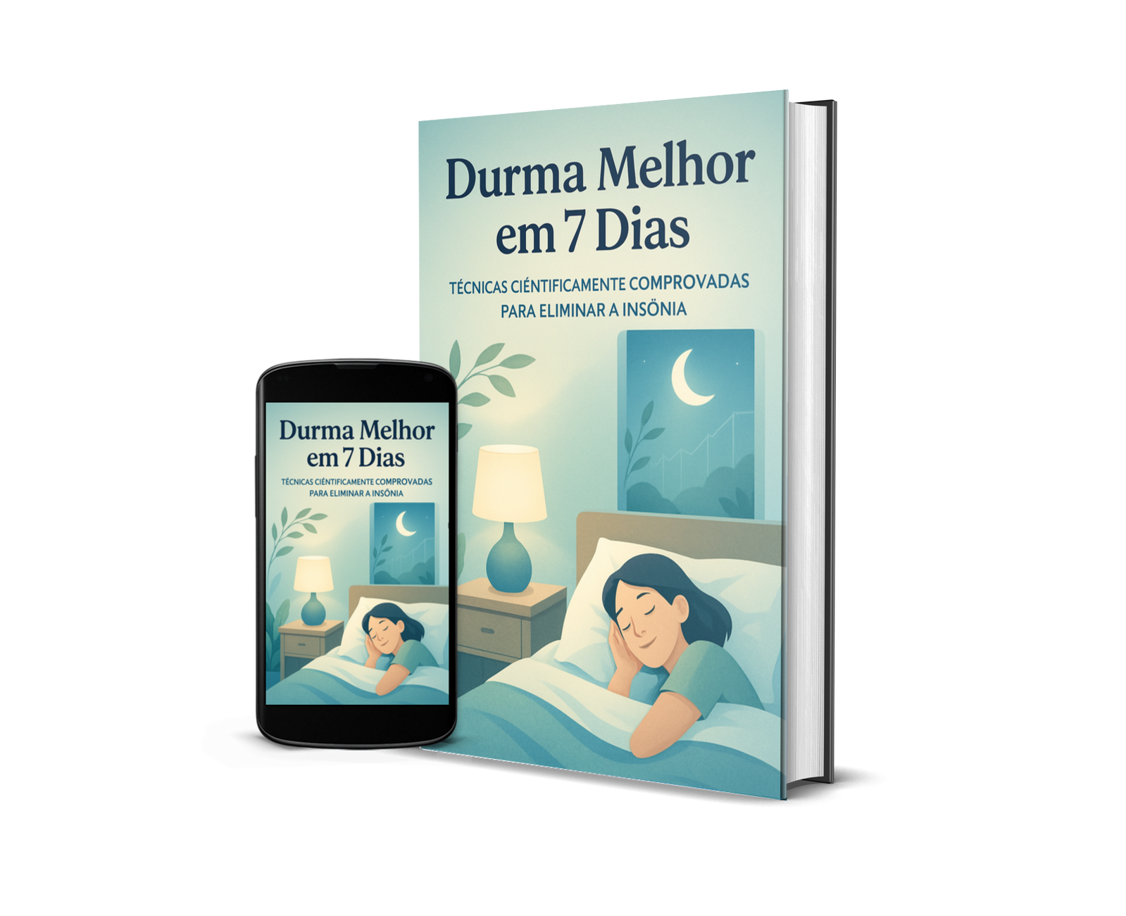 Capa do e-book sobre como dormir melhor